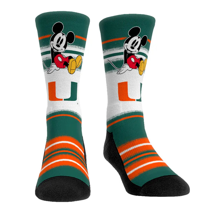 Miami Hurricanes - Disney - Sit Stripe by Rock 'Em Socks