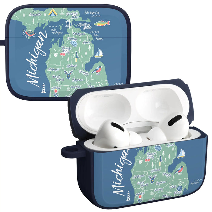 Michigan HDX Apple AirPods Pro 1 & 2 Case Cover by Affinity Bands