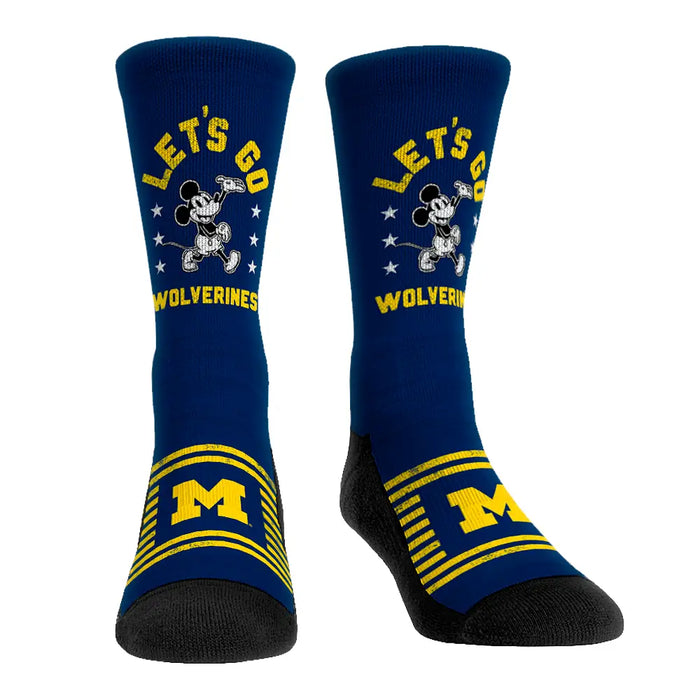 Michigan Wolverines - Disney - Let’s Go! by Rock 'Em Socks