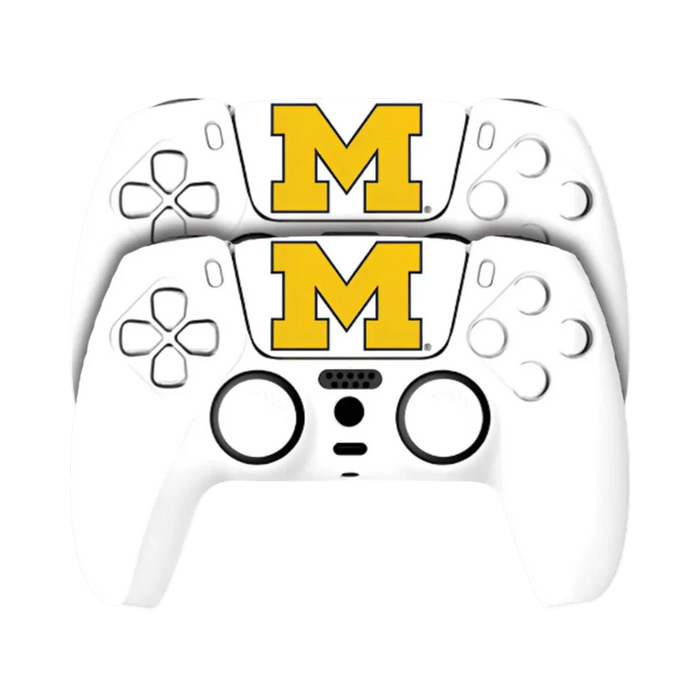 Michigan Wolverines PS5 Touchpad Stickers by Varsity Gripz