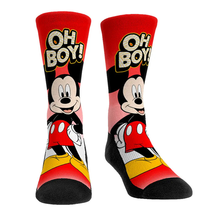 Mickey Mouse - Signature Saying by Rock 'Em Socks