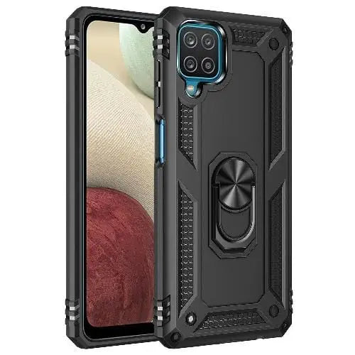 Military Kickstand Case - Samsung Galaxy A12 (2021) by Zerodamage Sahara Case LLC