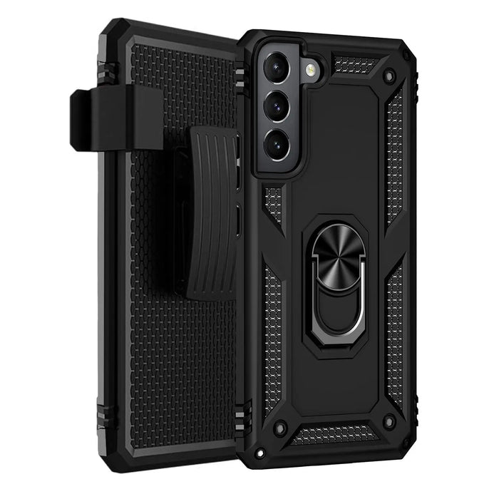 Military Kickstand Series Case with Belt Clip - Samsung Galaxy S22 Plus by Zerodamage Sahara Case LLC