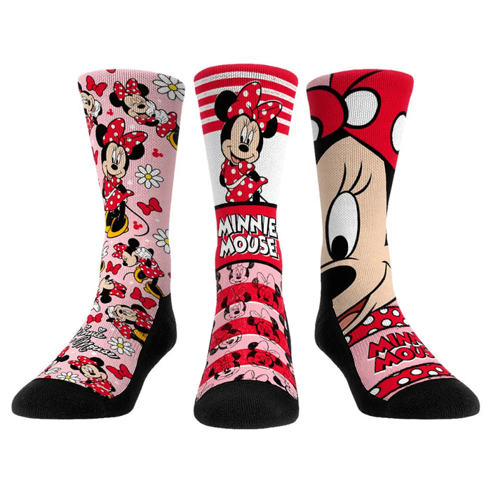 Minnie Mouse - 3-Pack by Rock 'Em Socks