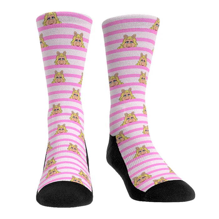 Miss Piggy - Peek-A-Boo Stripes by Rock 'Em Socks