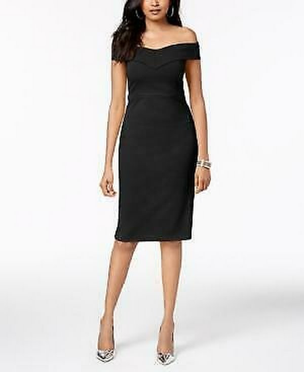 Thalia Sodi Off-the-Shoulder Sheath Dress by Vanessa Jane