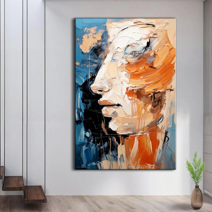 Modern Brush Stroke Abstract Wall Art by Tailored Canvases