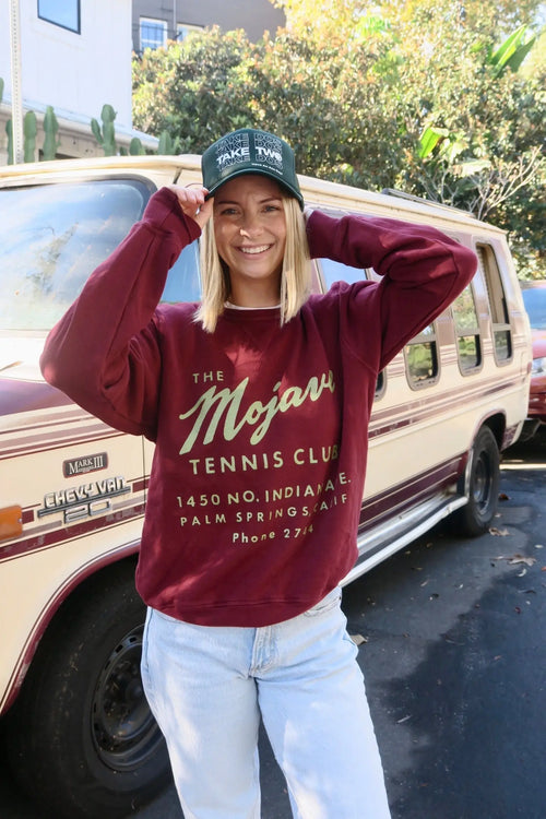 Mojave Tennis Club Crewneck Sweatshirt by Ace The Moon