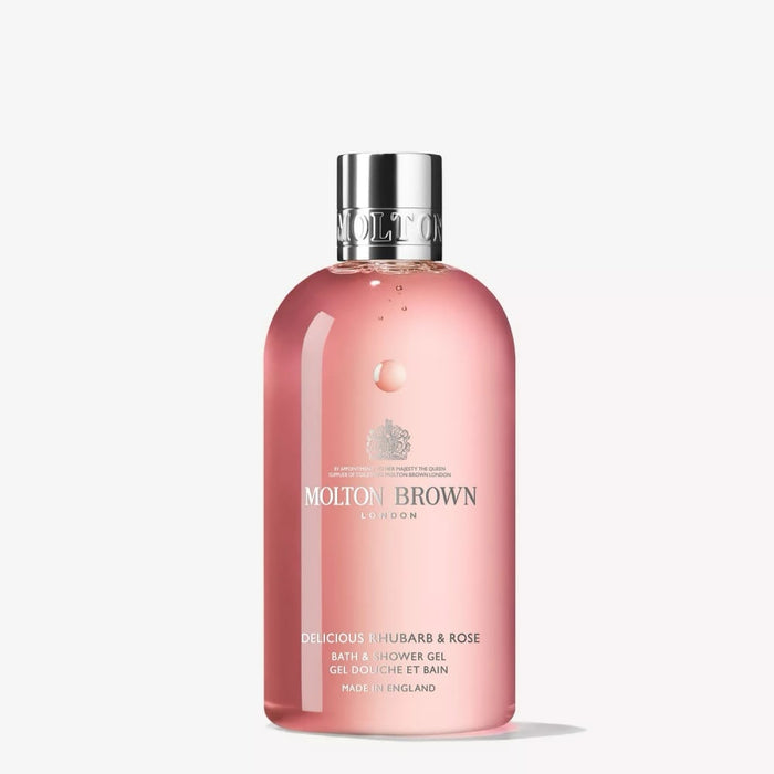 Molton Brown Delicious Rhubarb & Rose Bath & Shower Gel 10fl oz by Nava Beauty
