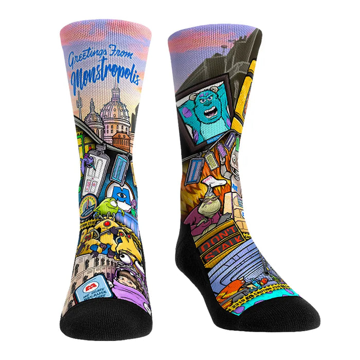 Monsters, Inc. - Greetings from Monstropolis by Rock 'Em Socks