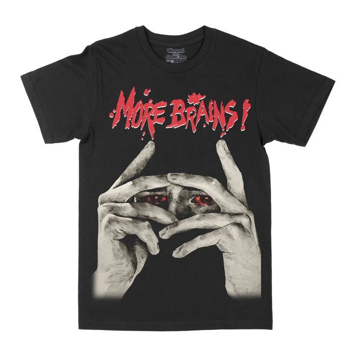 More Brains Graphic Tee by Obsessed with graphic tees