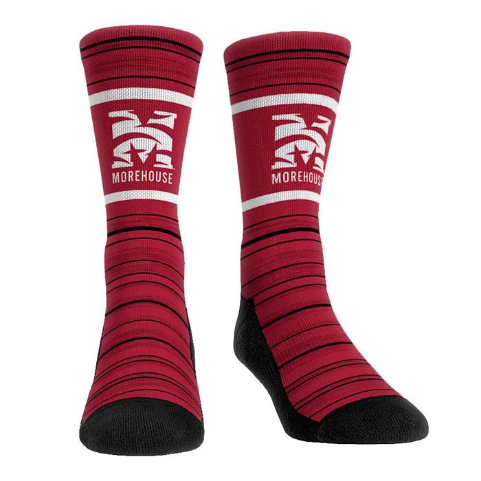 Morehouse Maroon Tigers - Classic Lines by Rock 'Em Socks