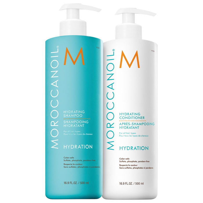 Moroccanoil Hydration Shampoo and Conditioner Jumbo Set by Nava Beauty