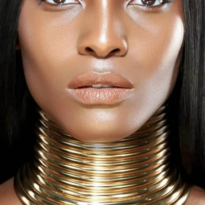 Multilayer African Choker by Duma Mbili LLC