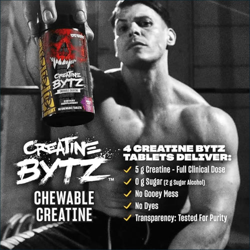 Mutant Creatine Bytz, 80 Chewable Tablets by PoorBoySupplements.com