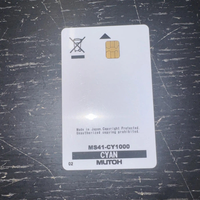 Mutoh MS41 Ink Smart Chip Card, Cyan by Price Is Right Miami
