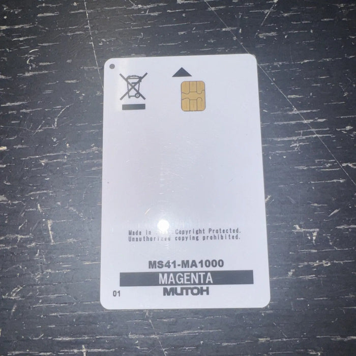 Mutoh MS41 Ink Smart Chip Card, Magenta by Price Is Right Miami