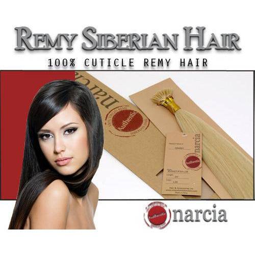 Narcia I-Tip Hair Extensions 100% Remy Siberian Human Hair, 24 Inch