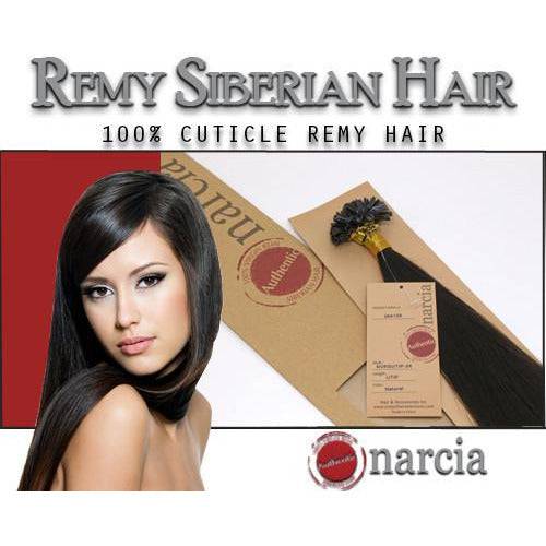 Narcia U-Tip Fusion Hair Extensions 100% Remy Siberian Human Hair, 24 Inch