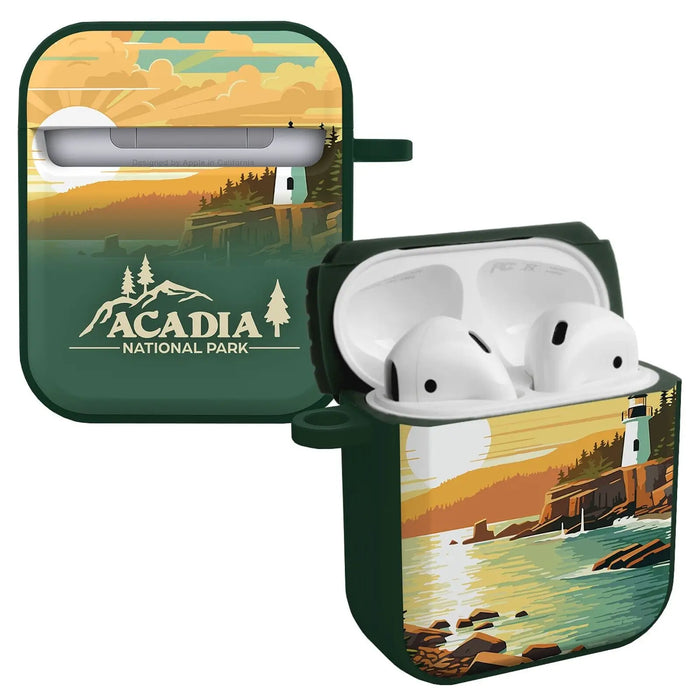 National Parks Acadia HDX Apple Airpods Gen 1 & 2 Case Cover by Affinity Bands