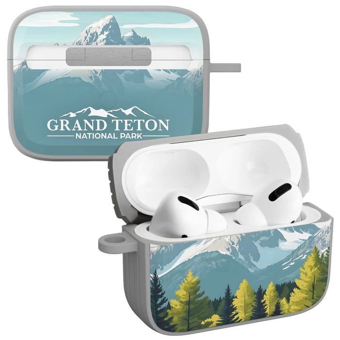 National Parks Grand Teton HDX Apple Airpods Pro 1 & 2 Case Cover by Affinity Bands