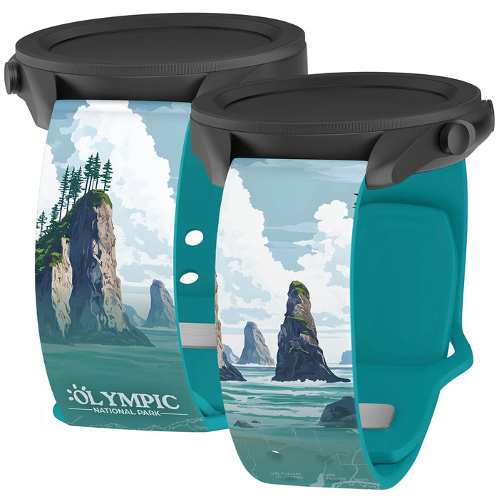 National Parks Olympic HD Watchband for Samsung, Garmin, Fossil, and More by Affinity Bands