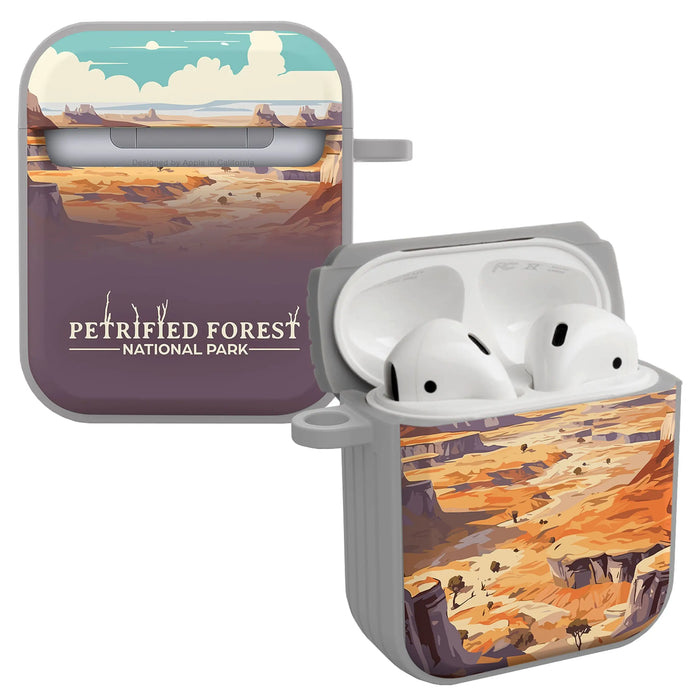 National Parks Petrified Forest HDX Apple Airpods Gen 1 & 2 Case Cover by Affinity Bands
