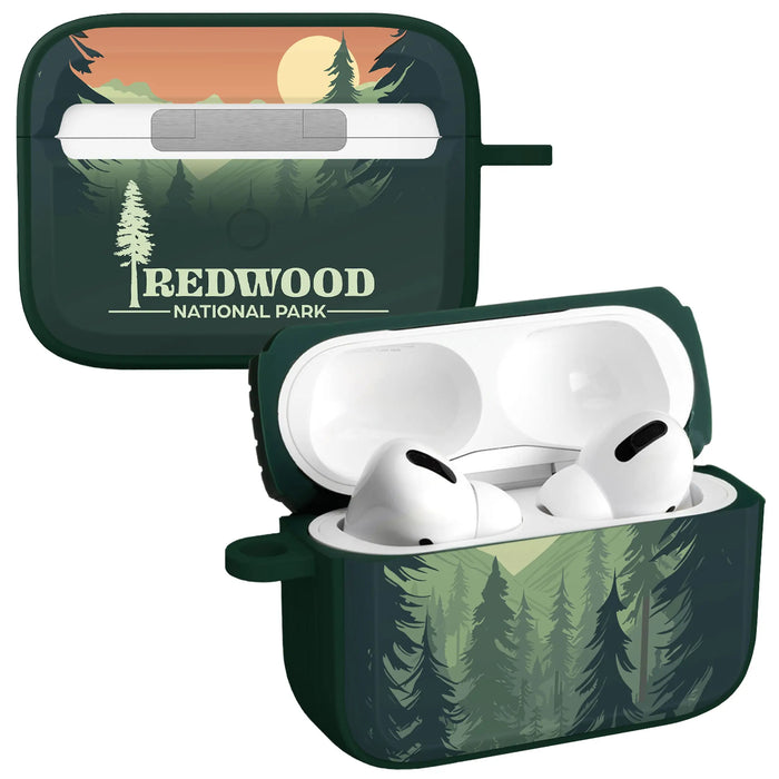 National Parks Redwood HDX Apple Airpods Pro 1 & 2 Case Cover by Affinity Bands