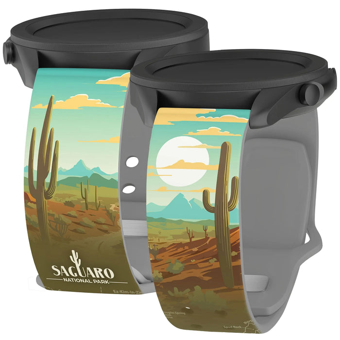 National Parks Saguaro HD Watchband for Samsung, Garmin, Fossil, and More by Affinity Bands