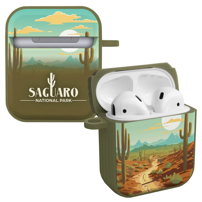 National Parks Saguaro HDX Apple Airpods Gen 1 & 2 Case Cover by Affinity Bands
