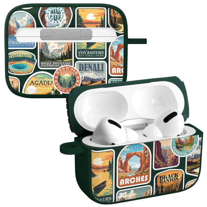 National Parks Stickers HDX Apple Airpods Pro 1 & 2 Case Cover by Affinity Bands
