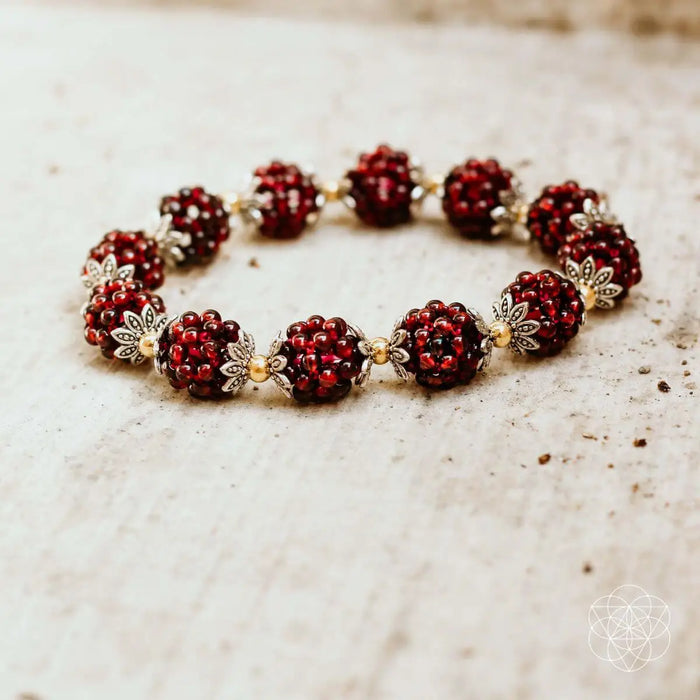 Natural Garnet Healing Bracelet by Conscious Items
