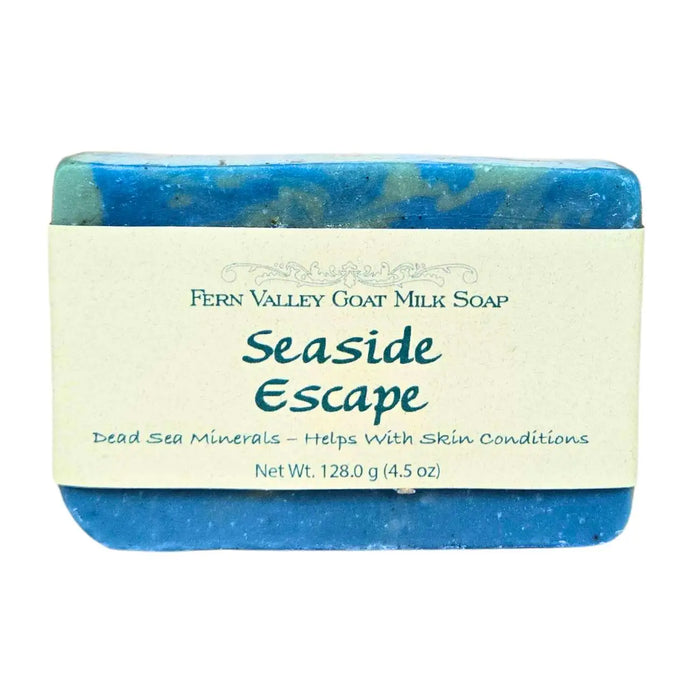 Natural Goat Milk Soap | Dead Sea Mineral Soap | Seaside Escape by Fern Valley Soap