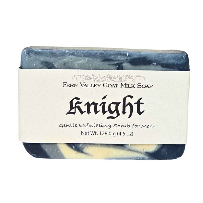 Natural Goat Milk Soap | Exfoliating Soap | Knight - Soap for Men by Fern Valley Soap