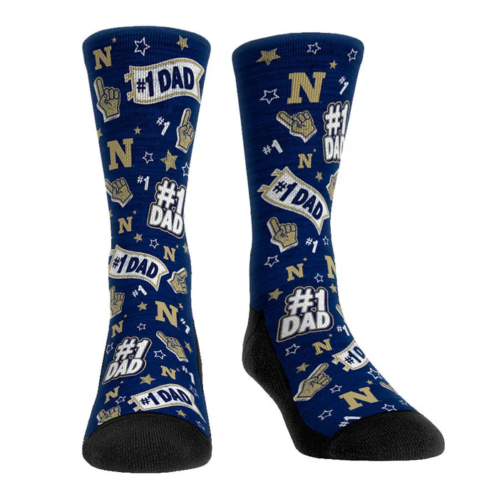 Navy Midshipmen - #1 Dad by Rock 'Em Socks