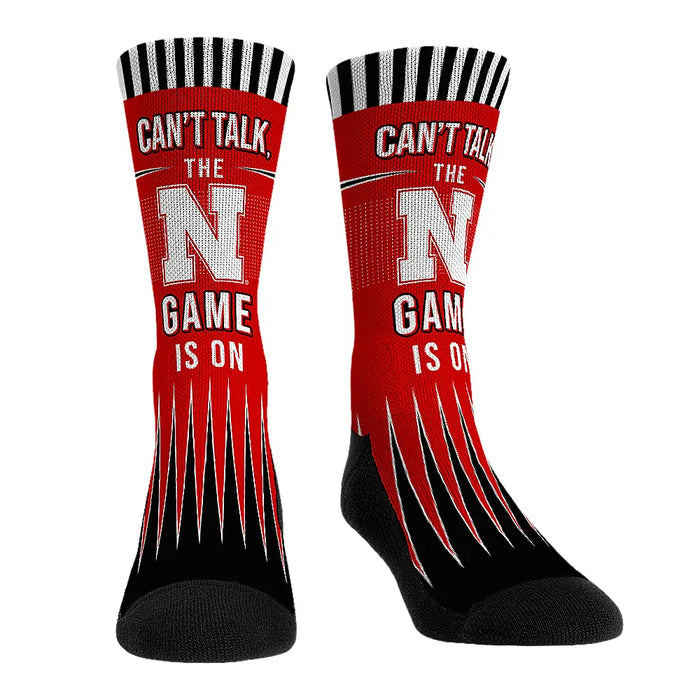Nebraska Huskers - Can't Talk by Rock 'Em Socks