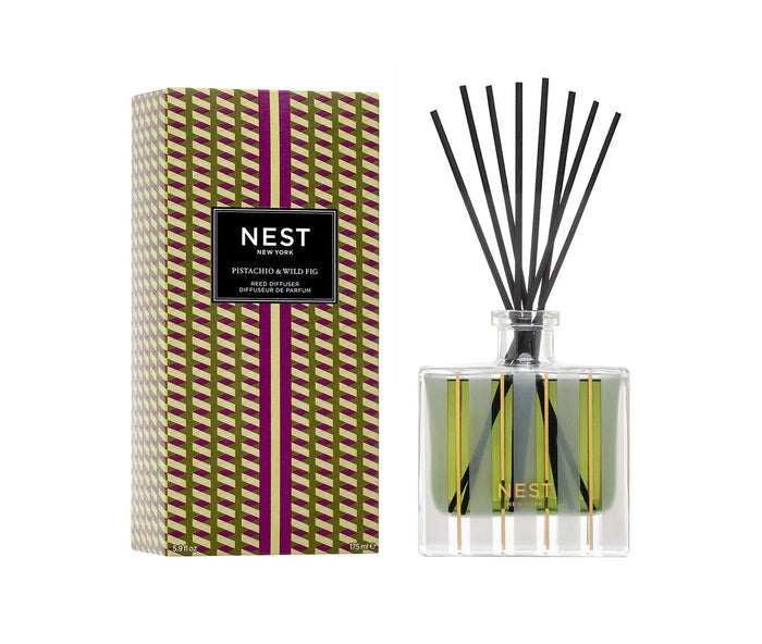 Nest New York Pistachio and Wild Fig Reed Diffuser 5.9 OZ by Nava Beauty