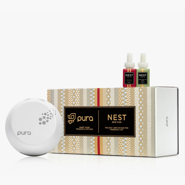 Nest New York Pura 3 Smart Home Fragrance Diffuser Set Birchwood Pine by Nava Beauty