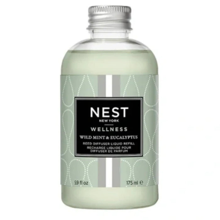 Nest New York Wild Mint & Eucalyptus Reed Diffuser Liquid Refill 5.9 Oz by Nava Beauty