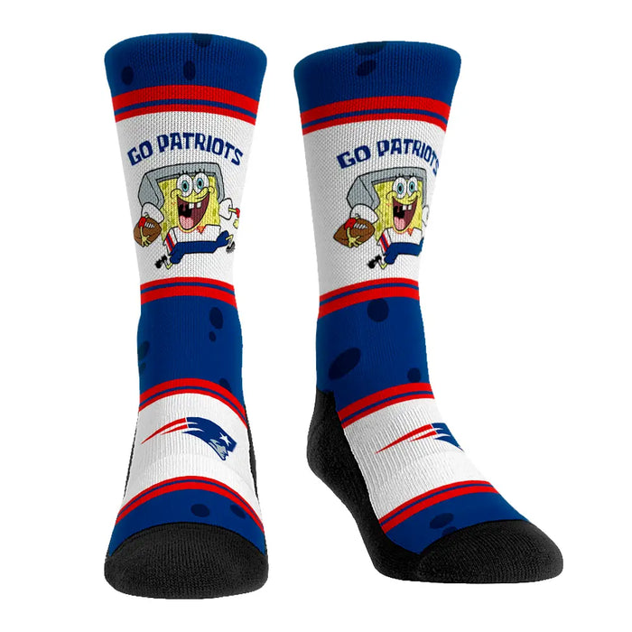 New England Patriots - SpongeBob SquarePants - Team Up by Rock 'Em Socks