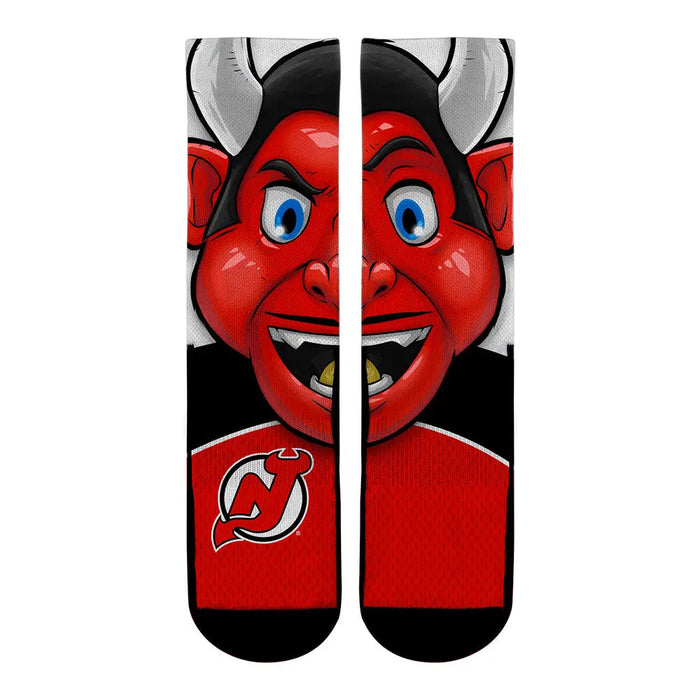 New Jersey Devils - Split Face Mascot by Rock 'Em Socks