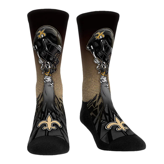 New Orleans Saints - Alternate Helmet Smash by Rock 'Em Socks