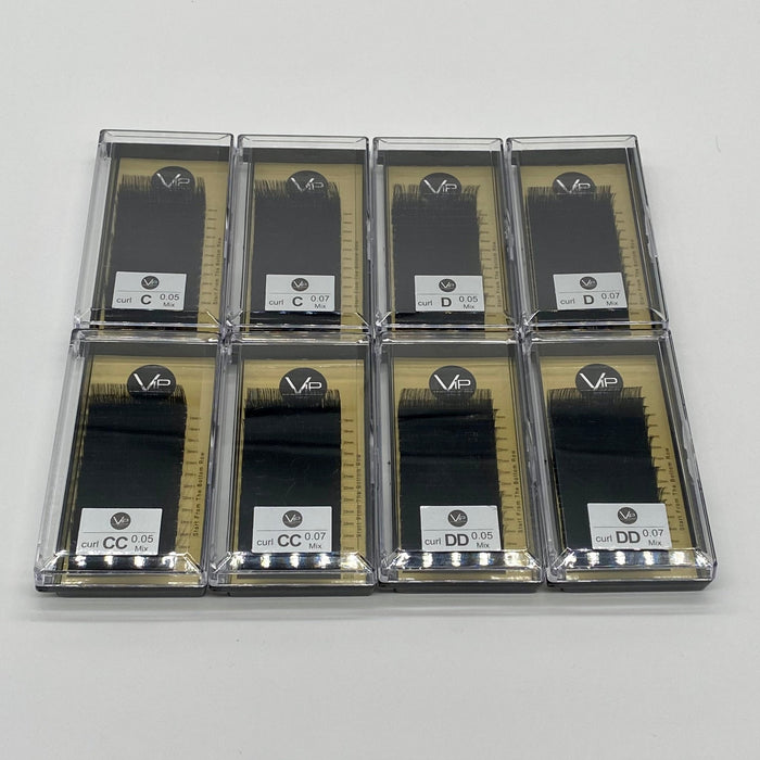 VIP Faux Mink XL Lash Extensions 19–25 mm | 14-Line Tray