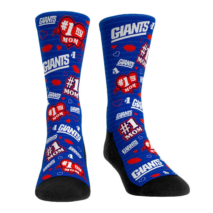 New York Giants - #1 Mom by Rock 'Em Socks
