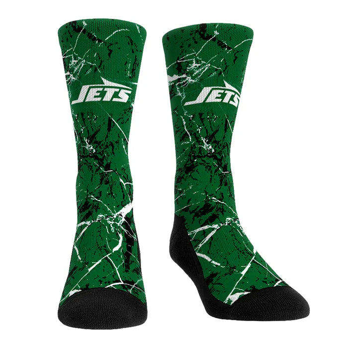 New York Jets - Cracked Marble by Rock 'Em Socks