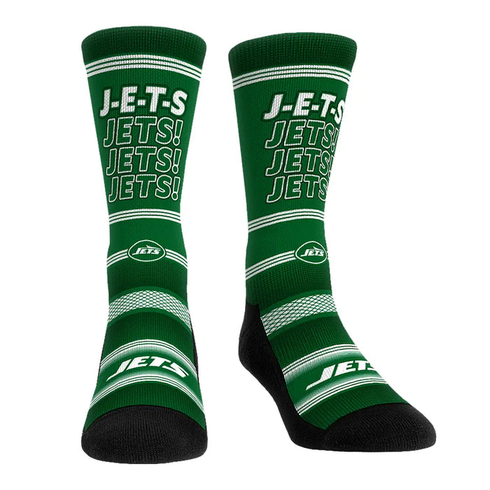 New York Jets - J-E-T-S JETS! JETS! JETS! by Rock 'Em Socks