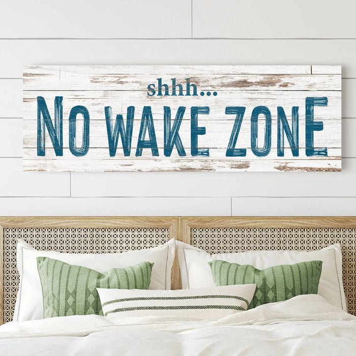 No Wake Zone Sign XIII by Tailored Canvases
