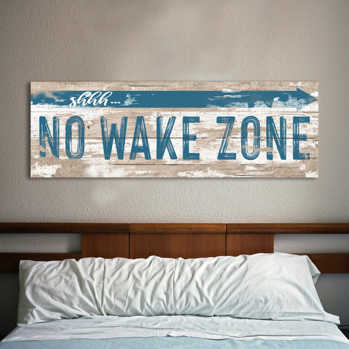 No Wake Zone Sign XIV by Tailored Canvases
