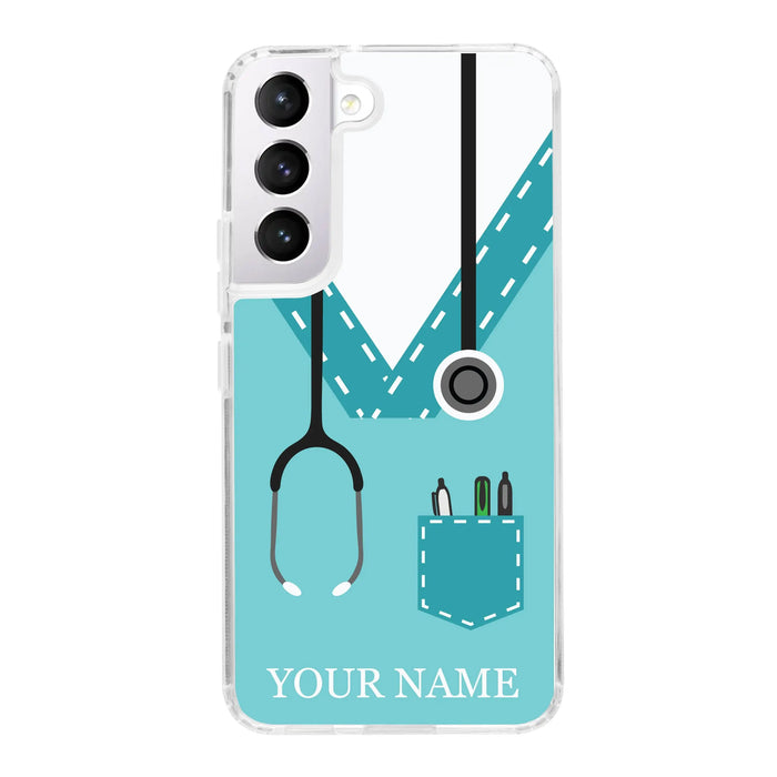 Nurse HD Custom Name Samsung Galaxy S21 Phone Case by Affinity Bands