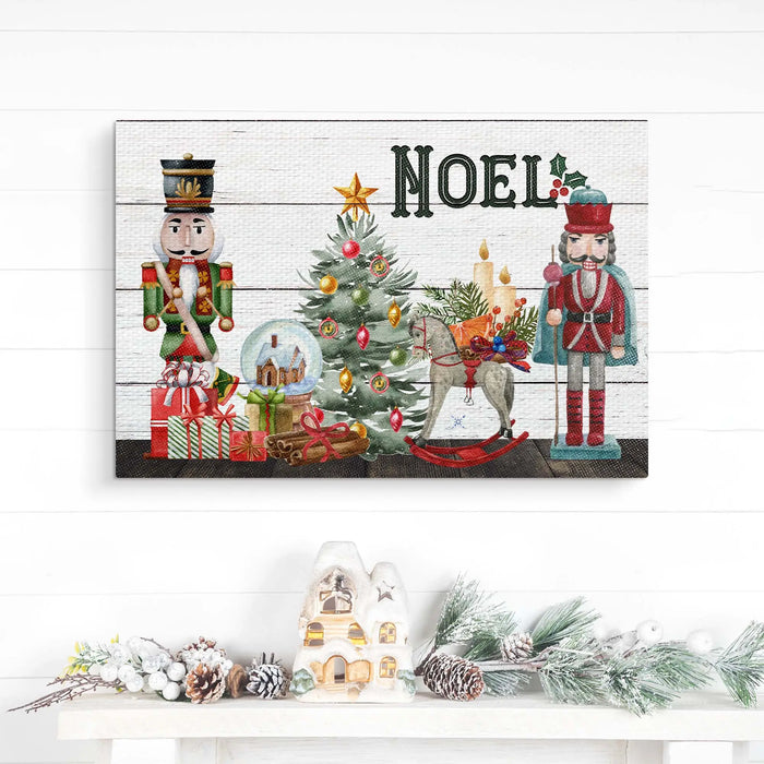 Nutcrackers Noel Sign by Tailored Canvases